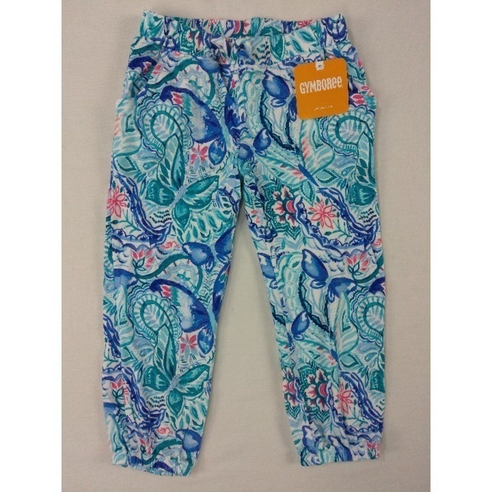 Gymboree Girls Butterfly‎ Print Pants 3T